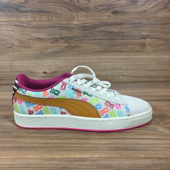 <SOLD>PUMA Gummy Bears Suede Whisper Pink Bottom - Picture 4 of 5